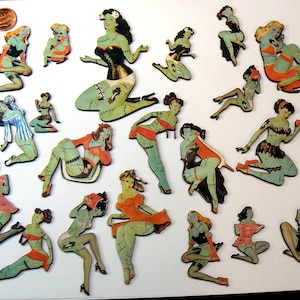 Ritagli di legno di ragazze pin-up zombie