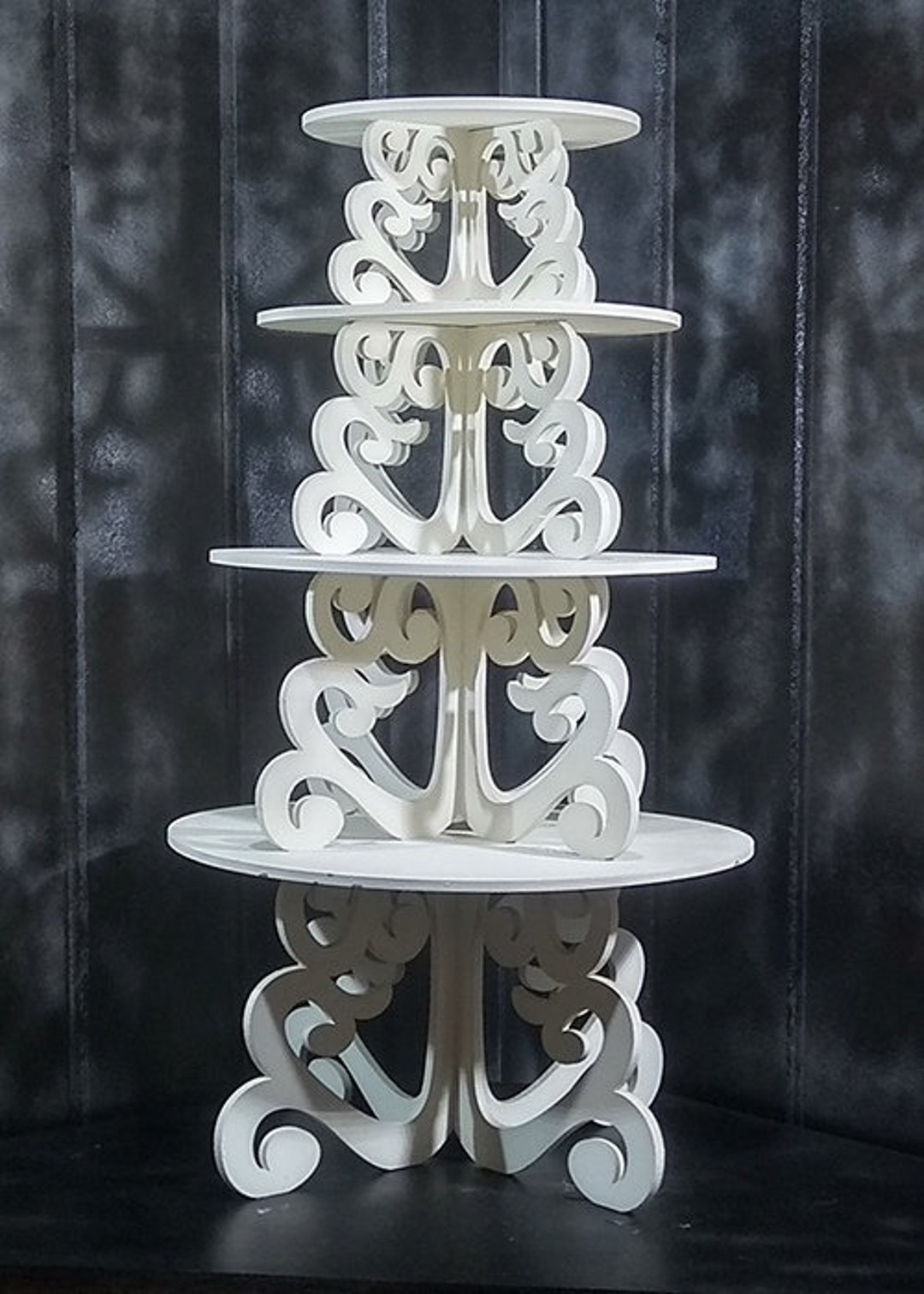 Cake Stand Elegant Laser Cut Patterns Digital Download Etsy