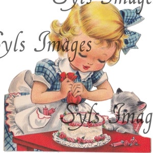 Carte d'anniversaire vintage - Image numérique