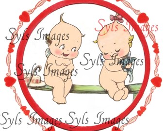 Kewpie Valentine's Day -Love- digital download