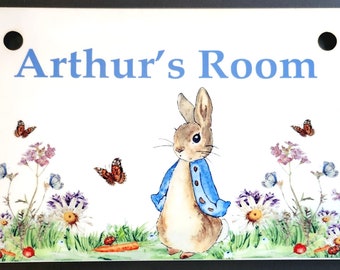 Peter Rabbit sign - Custom- Personalized