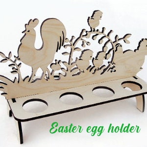 Chickens with peeps- Rooster- Egg holder- Farm - laser cut patterns - digital download