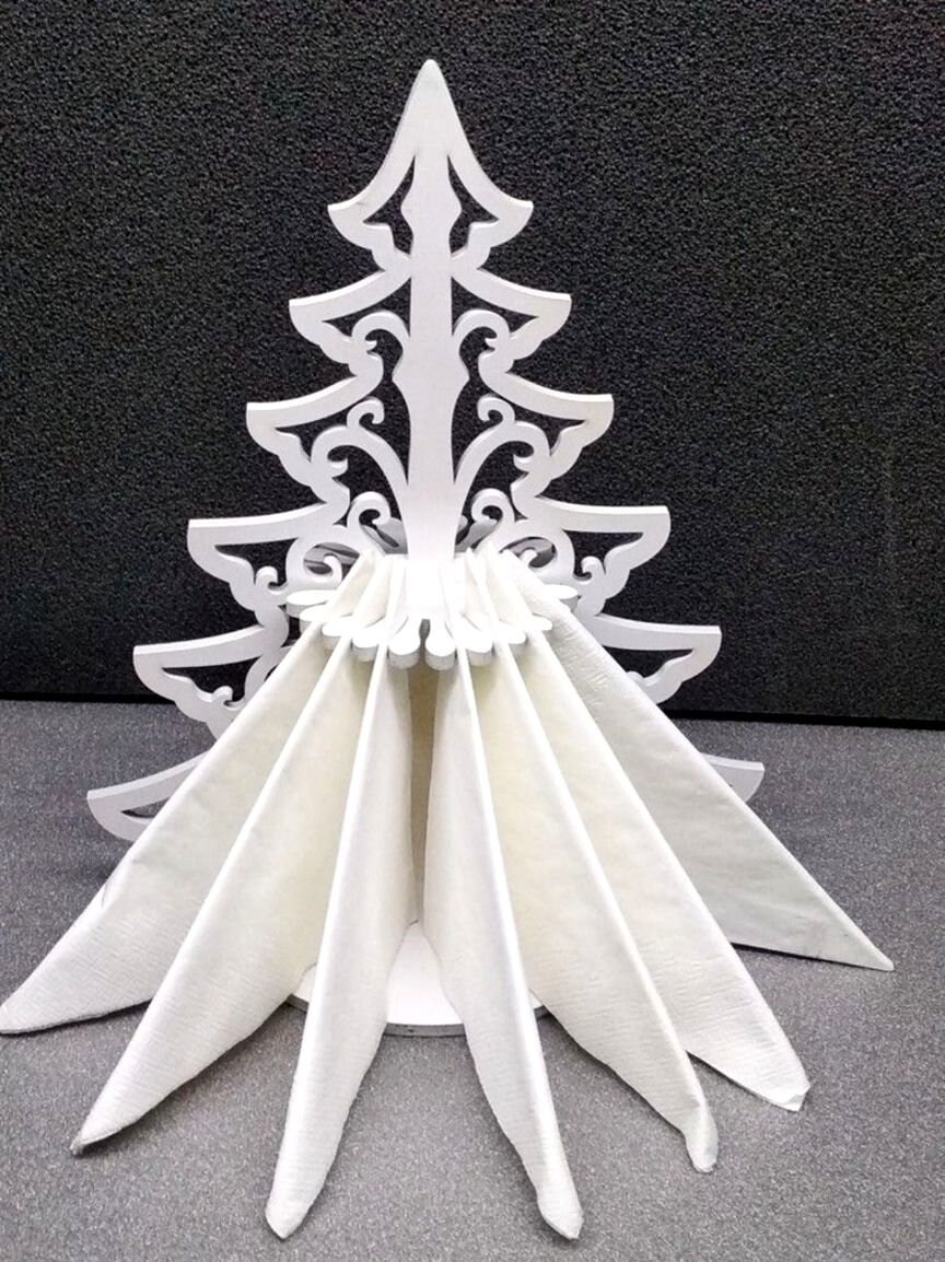 Christmas tree napkin best sale holder