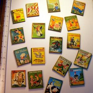 18 Larger Vintage golden books wood cut outs.