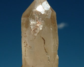 Sugar Citrine - DT Quartz Point - Rainbows - Self Healed - South Africa - Poetry+Orgonite Included