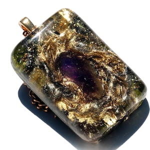 As Above So Below - Orgonite Pendant - Meditation Tool - Ion Therapy