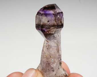 Shangaan AMETHYST SCEPTER ENHYDRO Crystal Point ~ 48x22mm ~ 12g Zimbabwe. Orgonite and Poetry Included