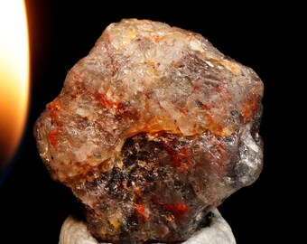 Blau, Rot, Gold STERN CHRYSOBERYL ALEXANDRIT ~ 20ct ~ 20 x 20 mm High Vibes Edelstein