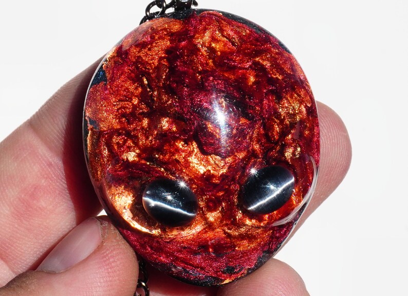 ET Alien Orgonite \u00ae Pendant Fireball Plasma Being Meditation Tool Ion Therapy Free ShippingUS