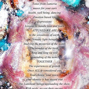 LEMURIAN MUSINGS Orgonite Galaxy Pendant: Lemurian Crystal, EMF Protection, Visionary Art, Metaphysical Gifts, Poetry, Ancient Origins image 2