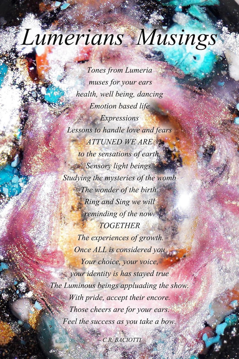 LEMURIAN MUSINGS Orgonite Galaxy Pendant: Lemurian Crystal, EMF Protection, Visionary Art, Metaphysical Gifts, Poetry, Ancient Origins image 2