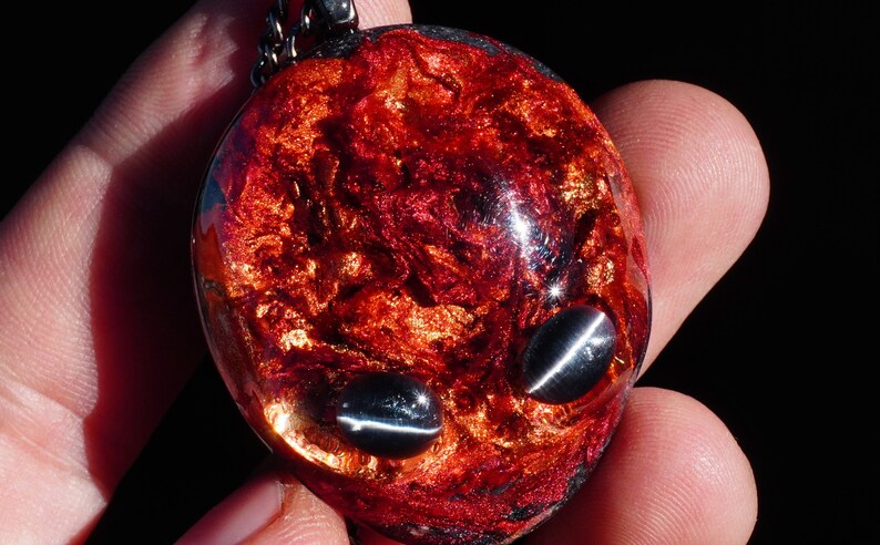 ET Alien Orgonite \u00ae Pendant Fireball Plasma Being Meditation Tool Ion Therapy Free ShippingUS