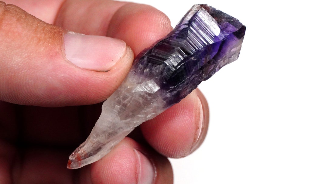 Red Phantom Root - Deep Amethyst Scepter- Exotic Crystal - Orgonite and ...