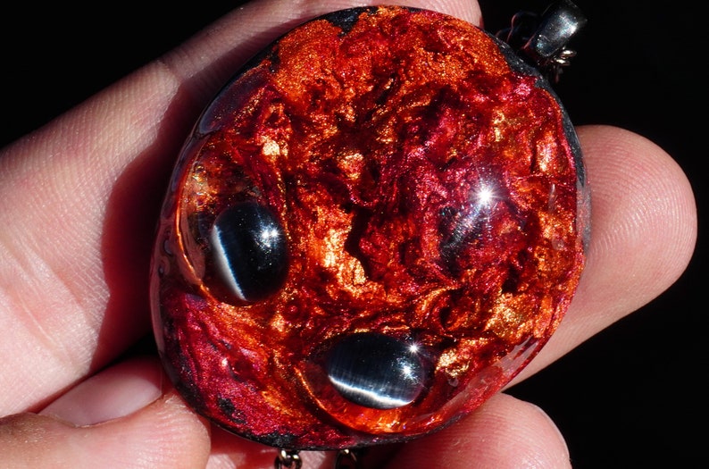 ET Alien Orgonite \u00ae Pendant Fireball Plasma Being Meditation Tool Ion Therapy Free ShippingUS