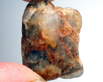 STERN ALEXANDRIT CHRYSOBERYL Kristall. Mehrfarbig!!! Natürlicher Rohstein ~ 43ct ~ 40 x 30 mm