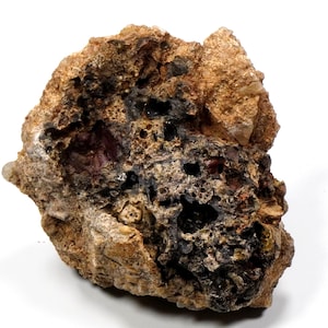 Crosta de Fusão - CRÂNIO DE CRISTAL DE METEORITO - Vale de San Luis ~ Rodovia Cósmica - EUA ~ Achado Raro - 51 x 46 mm - Orgonite Incluso