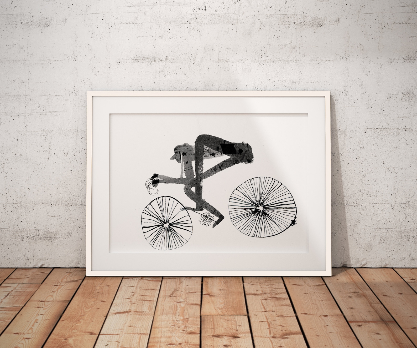 cycling wall art