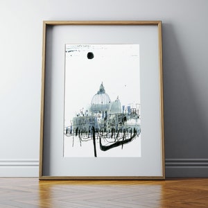 Venice poster, Italian Minimalist wall art image 5