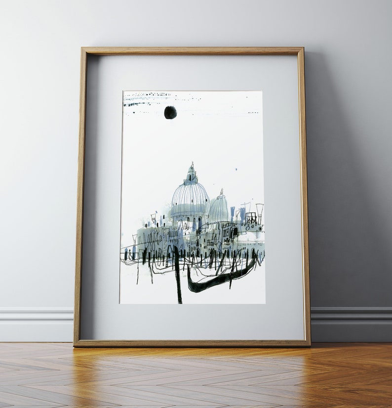 Venice poster, Italian Minimalist wall art image 5