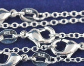 10PCS 16inch Silber vergoldet O Form Halskette Schmuck Schmuck Halsketten Ketten 16" Rolo Kette Kette Kette Bauchkette