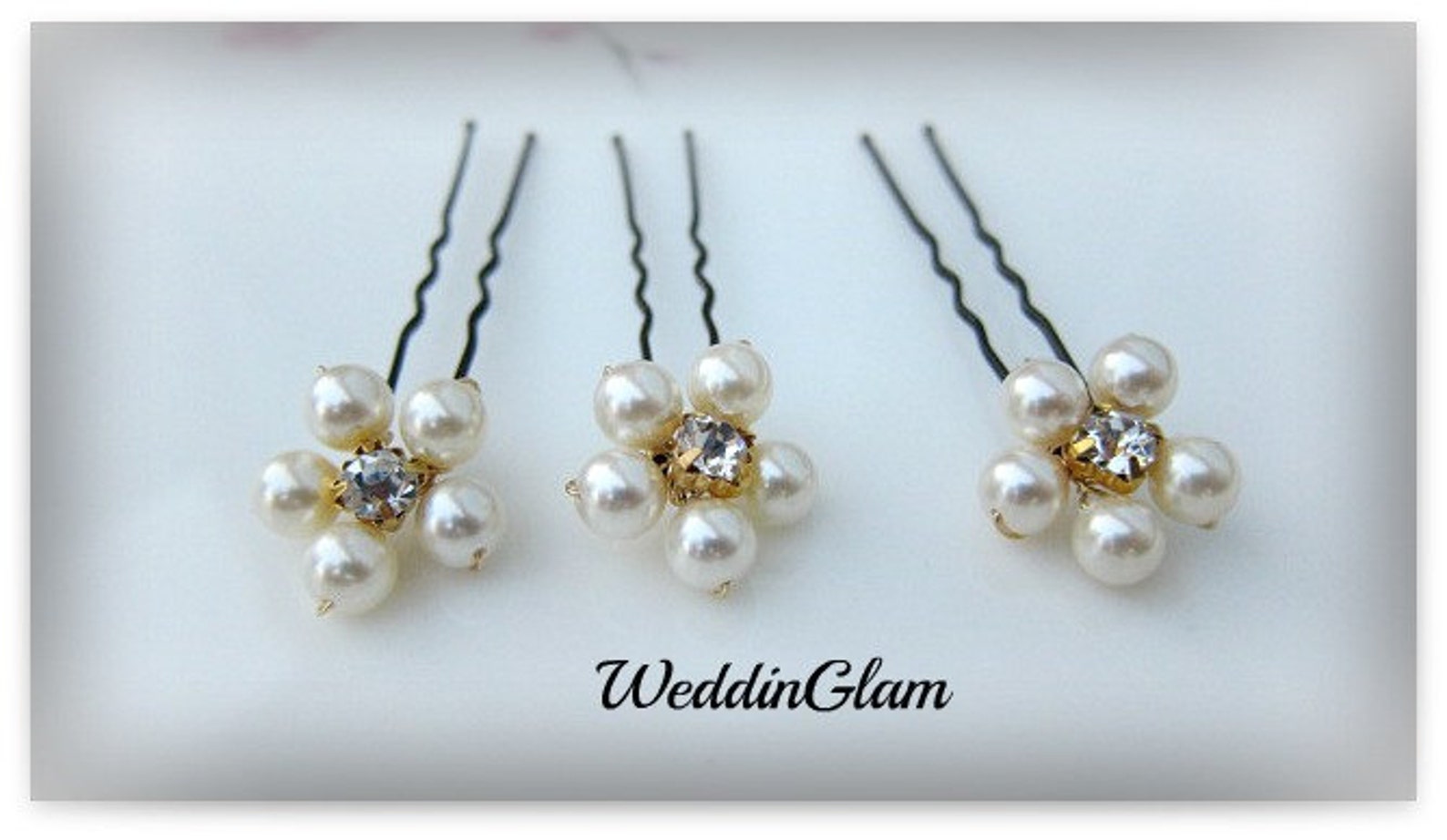 Flower Girl Hair Clips Hair Accessories Swarovski Pearls Etsy