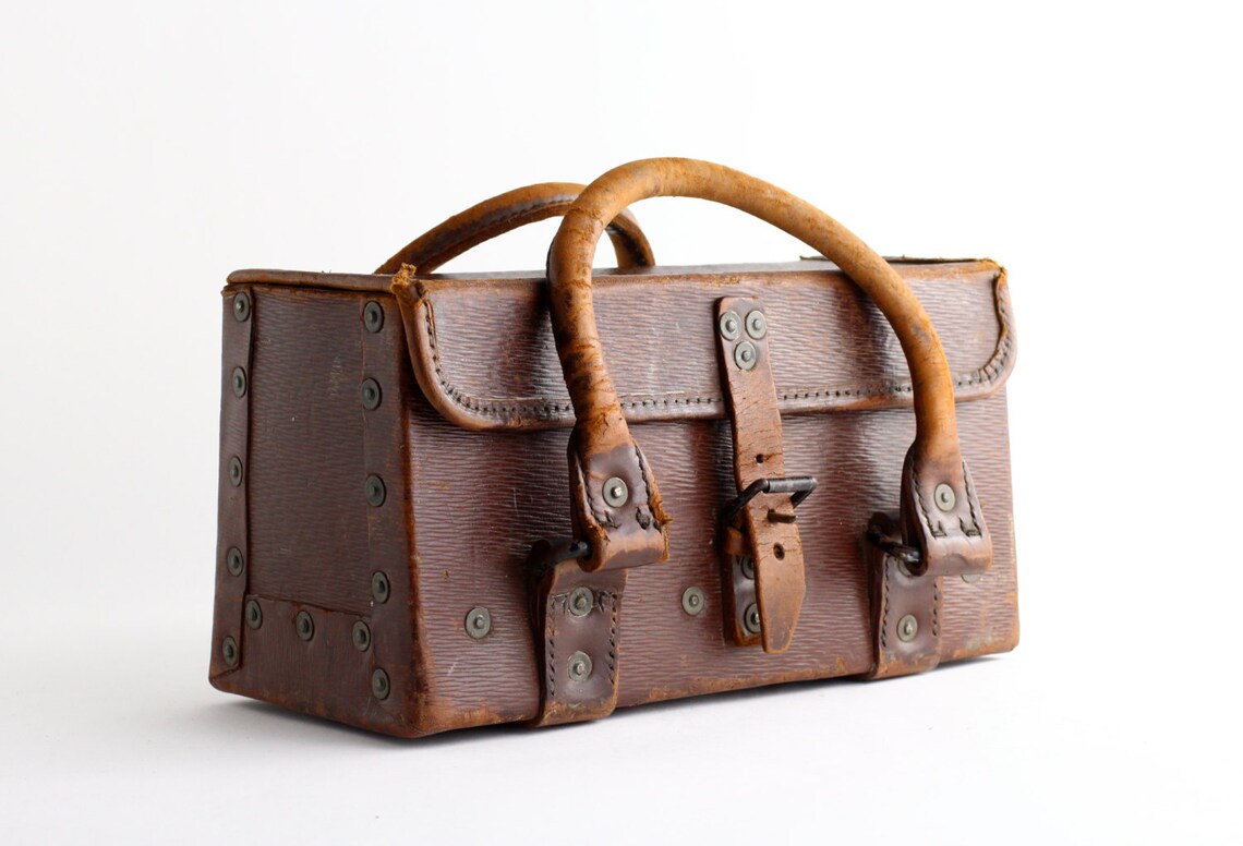 Vintage WW2 Military Tool Case 1940s War Department Bag Etsy