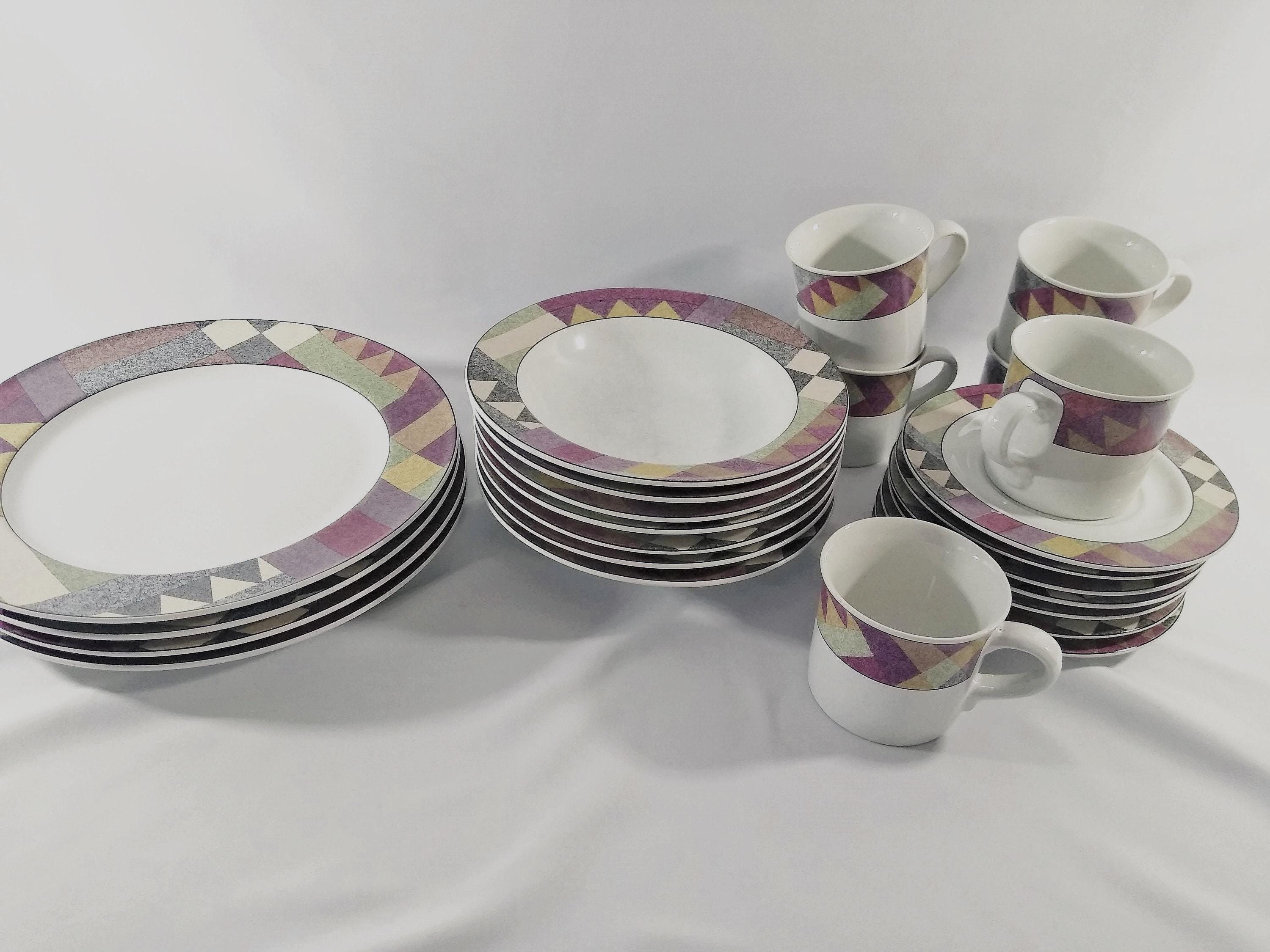 Studio Nova Palm Desert Cups, Saucers, and Pitcher Southwestern