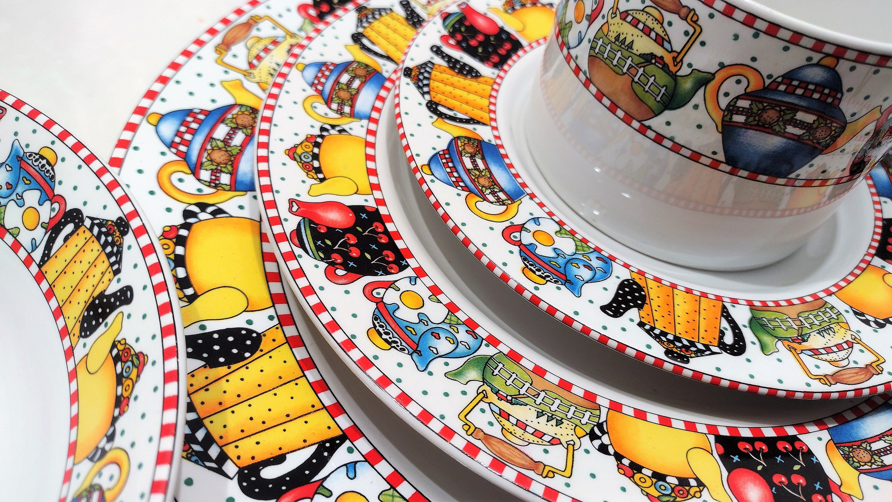 Sakura Afternoon Tea Dinnerware, at Home With Mary Englebreit 1994