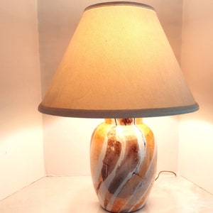 Brown Marble Lamp 