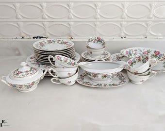 Franconia Mandarin China 1965 Bavaria Floral Dinnerware