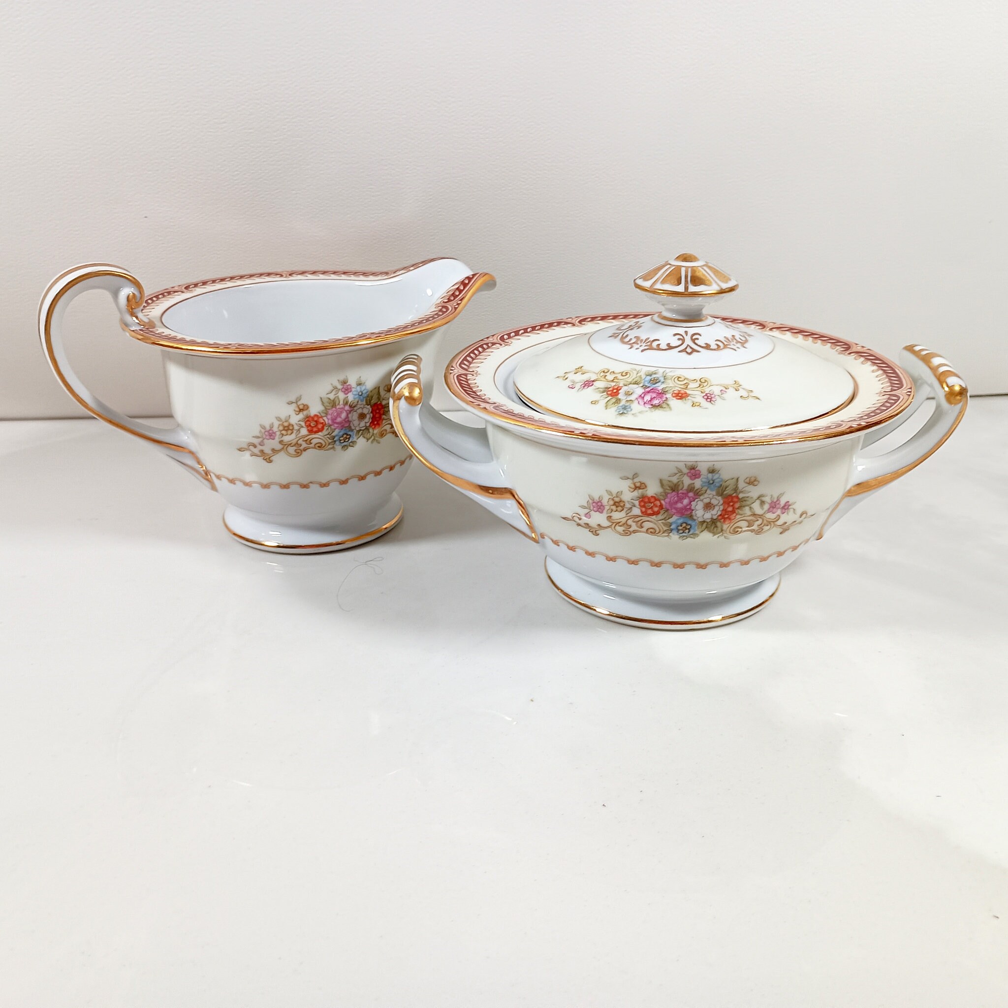 Vintage Rose China Japan (noritake) RO6 91 Piece Fine China