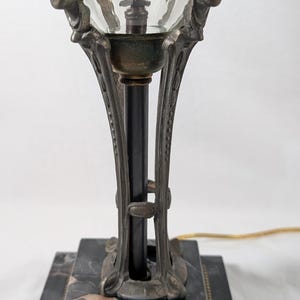 Antique Egyptian Revival Art Nouveau Rebuilt From Matched Pair Original Parts image 3