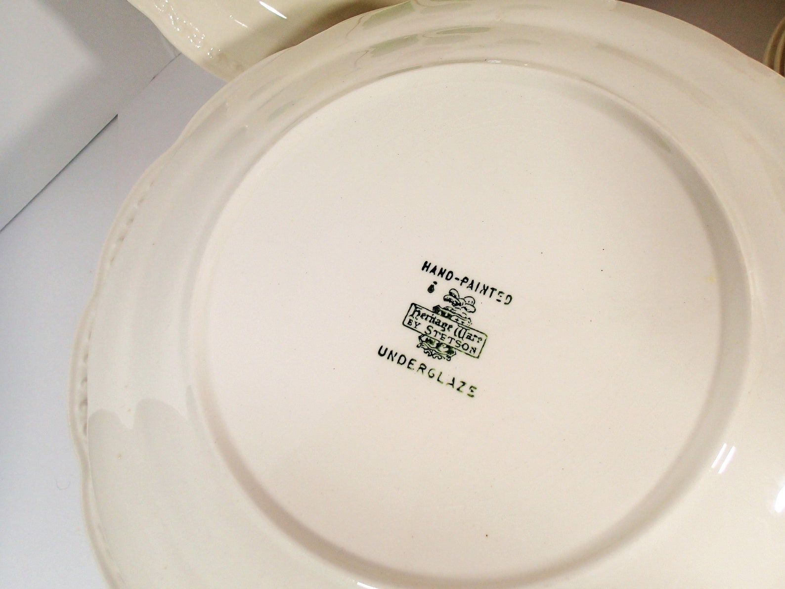 Stetson Hand Painted Heritage Dinnerware Set Yellow and Pink Etsy