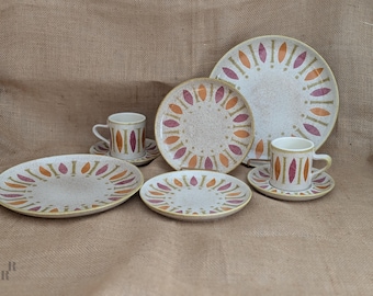 Red Wing Pepe Dinnerware Plates, Bowls, Cups, Saucers – Mid-Century Replacement Pieces
