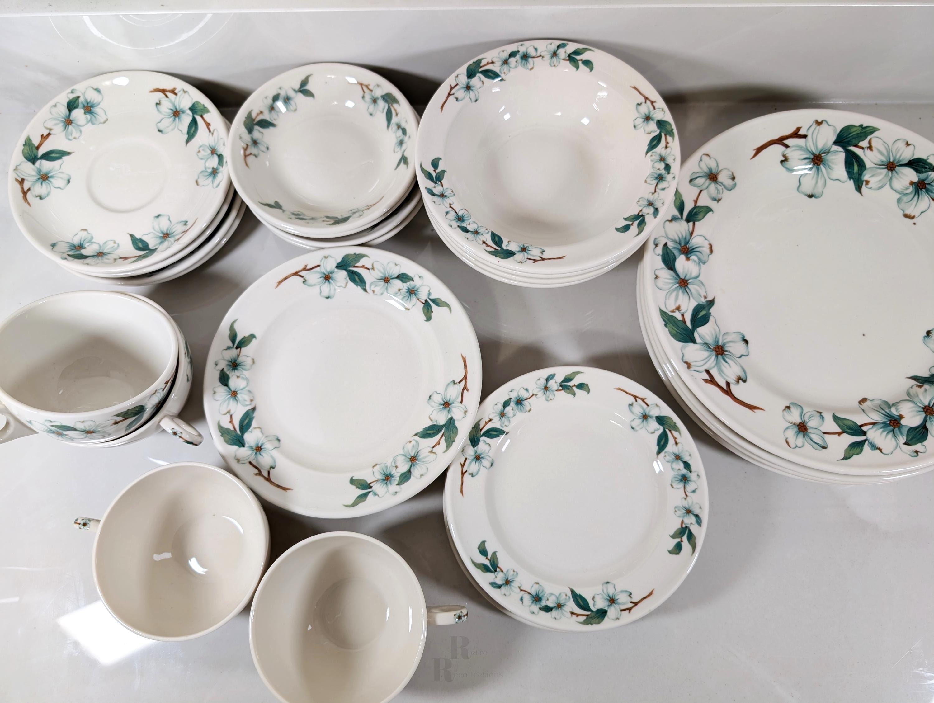 Vintage Mayer Restaurant Ware China Monticello Dinnerware Sets 4 ...