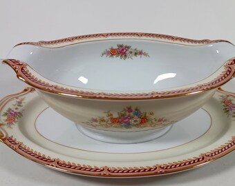 Vintage Rose China Japan (noritake) RO6 91 Piece Fine China