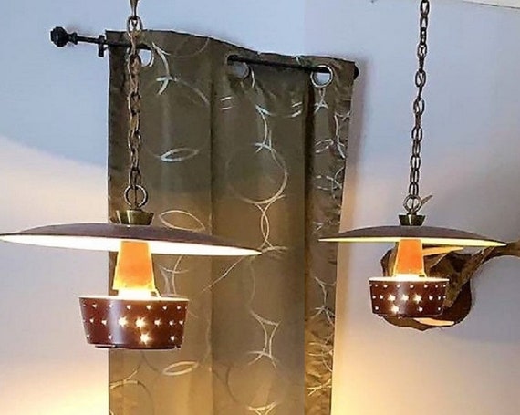 Mid Century Modern Atomic Ufo Flying Saucer Ceiling Light Mid Century Modern Atomic Ufo Flying, Mid Century Saucer Ceiling Light Fixture