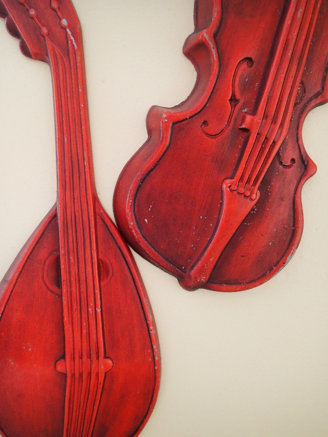Mid Century Musical Instrument Wall Decor. Cast Aluminum Etsy