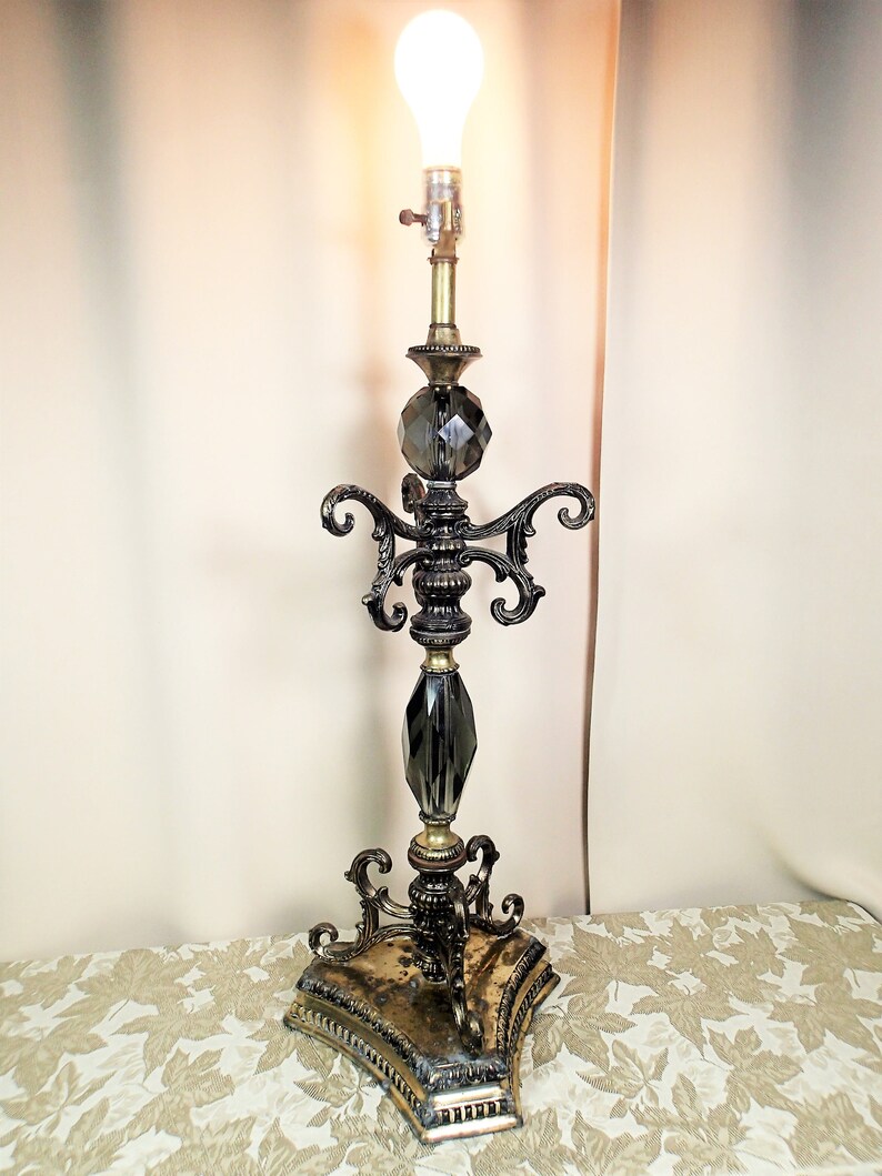 Table Lamp Hollywood Regency Kitsch Shabby Gothic table lamp