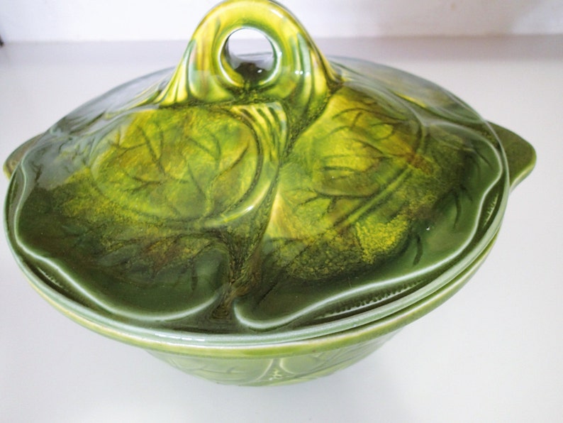 Covered casserole California Original Pottery serving bowl Tureen 899