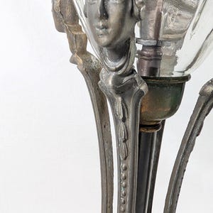 Antique Egyptian Revival Art Nouveau Rebuilt From Matched Pair Original Parts image 4