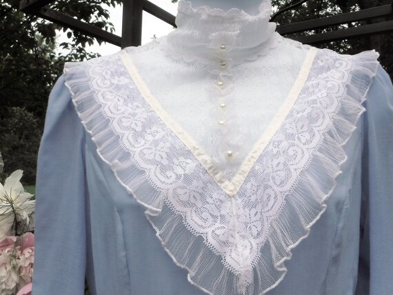 Gunne Sax by Jessica 1970's Praire Dress, Beautifu