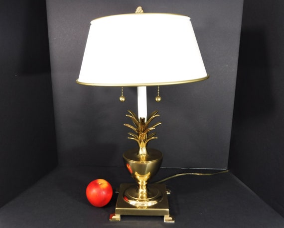 Mid Century Frederic Cooper Brass, Brass Pineapple Lamp