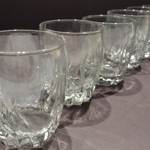 Anchor Hocking Central Park Sold in Sets of 6 or 8 Clear Old Fashioned or Iced Tea