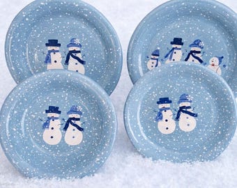 Winter Frost Snowman Dinner Plates Salad Plates and Bowls by HOME for Target