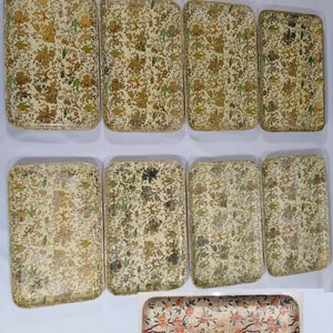 Vintage Asian Paper Mache (or Papier Mâché as some people say) Maison&#39;s and Highmount Alcohol Proof Sushi Trays