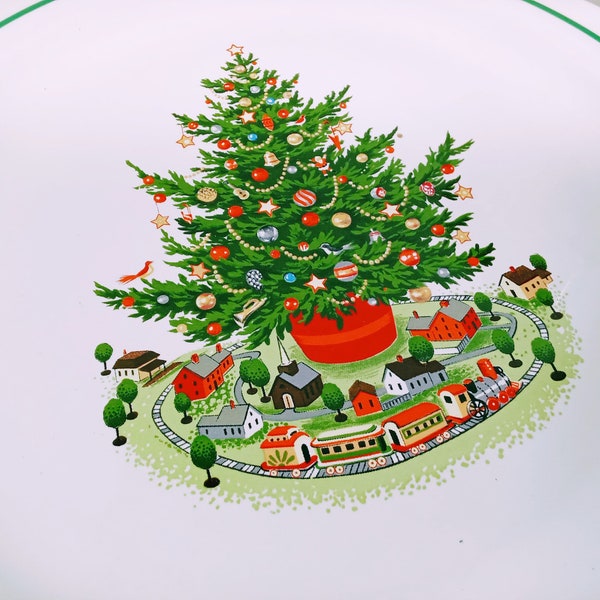 Vintage Pfalzgraff Christmas Heritage Dinnerware.  Sold in sets of 2 Dinner plates, or set of 2 cups and saucers