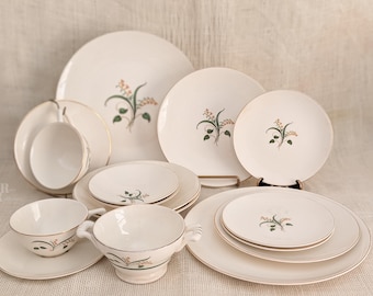 Knowles Forsythia Vintage China Dinnerware