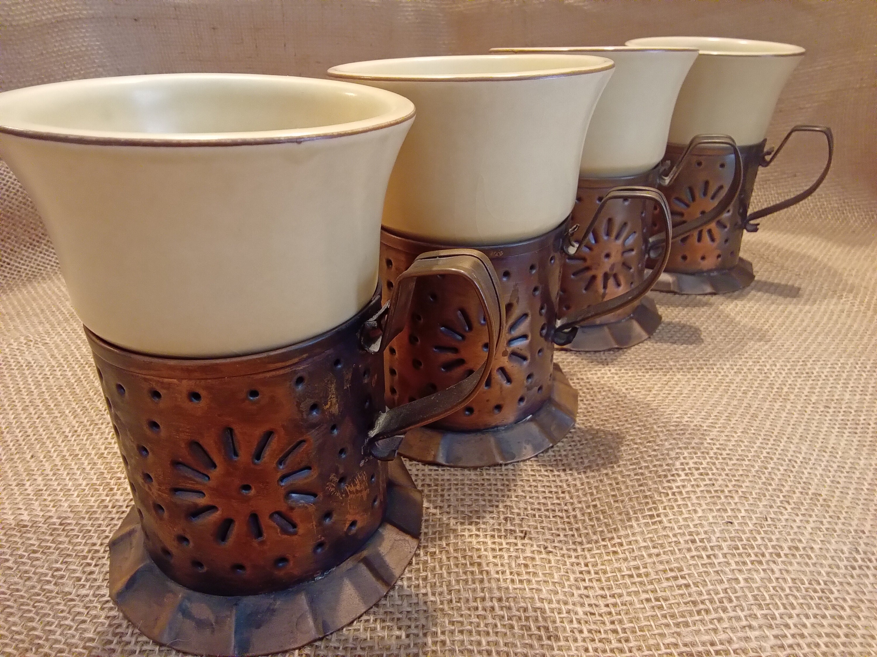 mugs pfaltzgraff village copper