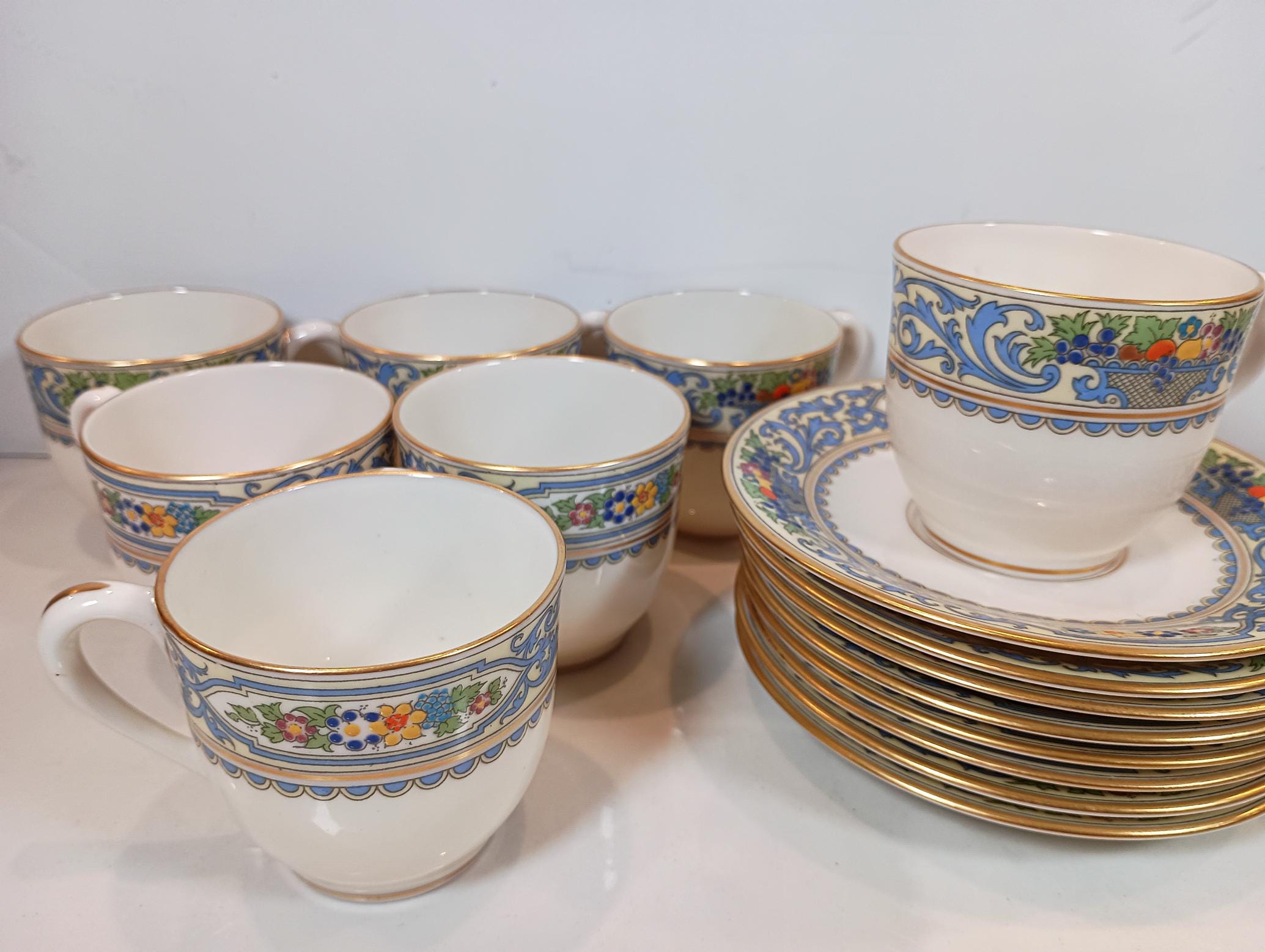 Lenox Autumn Tea Cup and Saucer - Etsy